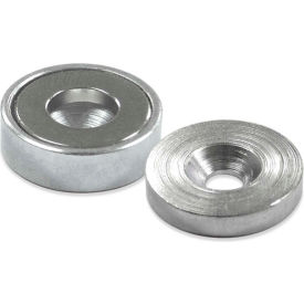 Master Magnetics Neodymium Latch Magnet NMLKIT4 - 23 Lbs. Pull Nickel - Chrome Plating