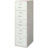 Lorell Commercial Grade 5-Drawer Legal Vertical File LLR48502 18""W x 26-1/2""D x 61""H Light Gray