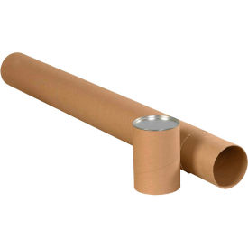 Premium Telescoping Tubes 4"" Dia. x 30""L 0.125"" Thick Kraft 15/Pack