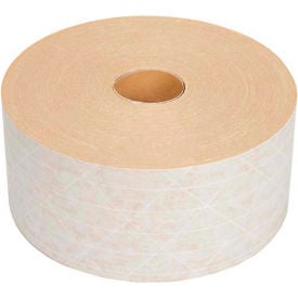 Light Duty Reinforced Water Activated Kraft Tape 3"" x 375' White