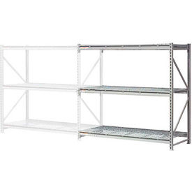 Global Industrial™ 3 Level Extra HD Bulk Storage Rack Wire Deck Add On 96""W x 36""D x 72""H
