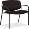 Lorell® Bariatric Guest Chairs - Fabric - Black