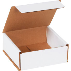 Global Industrial™ Corrugated Mailers 5""L x 5""W x 2""H White