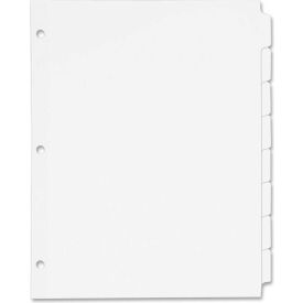 Avery Recycled Write-On Tab Divider 8.5""x11"" 8 Tabs 24 Sets White/White