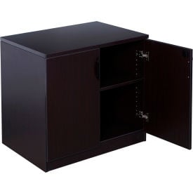 Boss 2-Shelf Storage Cabinet - 31""W x 22""D - Mocha
