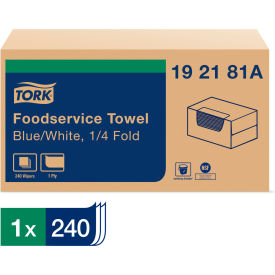 Tork® Foodservice Cloth 13 x 21 Blue 240/Box - 192181A