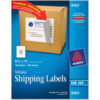 Avery® Shipping Labels With TrueBlock Technology 8-1/2""W x 11""H 100 Labels/Box