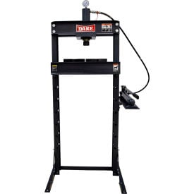 Dake 972210 F-10 Floor 10-ton Manual H-frame Press