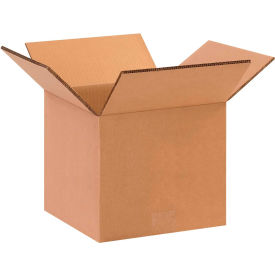 Global Industrial Heavy Duty Dbl Wall Cardboard Corrugated Boxes 10""L x 10""W x 8""H Kraft