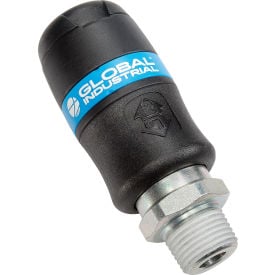 Global Industrial™ Safety Quick Coupling European High Flow Interchange 3/8"" MNPT