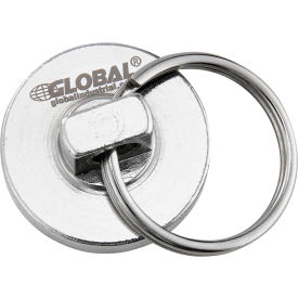Global Industrial™ Neodymium Magnetic Assembly w/ Key Ring 35 Lbs. Pull 6/Pack