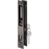 Prime-Line C 1033 Sliding Glass Door Handle Set 6-5/8"" Diecast Hook Style Flush Mount Keyed