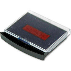 COSCO Replacement Ink Pad for 2000 PLUS Two-Color Word Daters Blue/Red