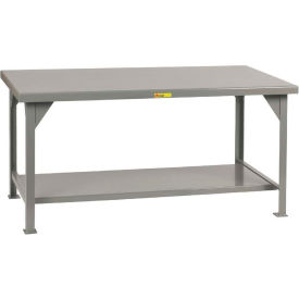 Little Giant® Heavy Duty 7 Gauge Steel Workbench Fixed Height - 72""W x 36""D x 34""H