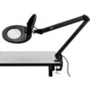 Global Industrial™ 3 Diopter LED Magnifying Lamp Black