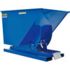 Steel Self-Dumping Forklift Hopper W/ Bump Release 1 Cu. Yd. 2000 Lbs. Cap. Blue