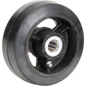 Global Industrial™ 5"" x 2"" Mold-On Rubber Wheel - Axle Size 5/8""
