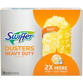 Swiffer® Heavy Duty Dusters Refill Dust Lock Fiber 2"" x 6"" Yellow 33/Case