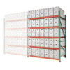 Global Industrial™ Record Storage Rack Add-On Letter Polyethylene Box 120""W x 48""D x 96""H
