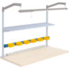 Global Industrial™ 48""W Bin Rail- Blue
