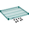 Nexel® S2124G Poly-Green® Epoxy Wire Shelf 24""W x 21""D
