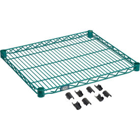 Nexel® S2124G Poly-Green® Epoxy Wire Shelf 24""W x 21""D