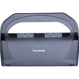 Boardwalk® Toilet Seat Cover Dispenser 17.25 x 3.13 x 11.75 Smoke Black