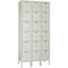 Lyon® 6-Tier 18 Door Locker Hasp Handle 36""W x 18""D x 78""H Putty Unassembled