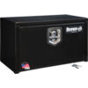 Buyers Steel Underbody Truck Box w/ Stainless Steel T-Handle - Black 14x12x24 - 1703350