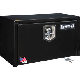 Buyers Steel Underbody Truck Box w/ Stainless Steel T-Handle - Black 14x12x24 - 1703350