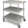 Metro® Utility Cart w/3 Shelves 400 lb. Capacity 34-3/8""L x 23-7/16""W x 35-1/2""H Gray