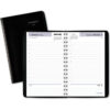 AT-A-GLANCE® Daily Appointment Book with Hourly Appointments 8 x 5 Black 2024