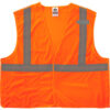 Ergodyne GloWear 8215BA-S Breakaway Mesh Hi-Vis Safety Vest Class 2 Economy 2XL Orange
