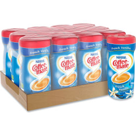 Coffee mate® Non-Dairy Powdered Creamer French Vanilla 15 oz Canister 12/Carton