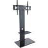 TygerClaw LCD84112BLK Double Layers TV Stand For 32""-55"" TVs Black
