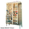 Quantum Gondola QS-304-28 Free Standing Slider System With 28 Bins Gray