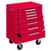 Kennedy® 277XR K1800 Series 27""W X 18""D X 35""H 7 Drawer Red Roller Cabinet