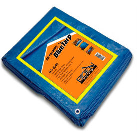BOEN All Purpose Tarp 40' x 40' Blue - BT-4040