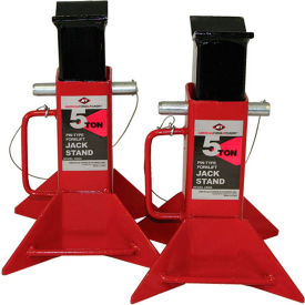 American Forge & Foundry Jack Stands 5 Ton Pin-Type Pair