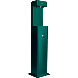 Global Industrial™ Outdoor Pedestal Bottle Filler Station Green