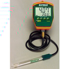 Extech PH220-C Waterproof Palm pH Meter W/Temperature Electrode W/ Cable