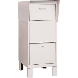 Courier And Collection Box 4975WHT - White Private Access