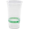 Eco-Products® GreenStripe PLA Cold Cups 24 Oz. Translucent