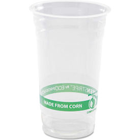 Eco-Products® GreenStripe PLA Cold Cups 24 Oz. Translucent