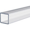 USA Sealing Polycarbonate Rectangular Tube 12""L x 3/4""W Clear