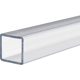 USA Sealing Polycarbonate Rectangular Tube 12""L x 3/4""W Clear
