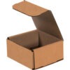 Global Industrial™ Corrugated Mailers 4""L x 4""W x 1""H Kraft