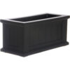 Mayne® Cape Cod 24"" x 11"" Patio Planter Black