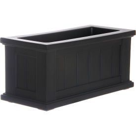Mayne® Cape Cod 24"" x 11"" Patio Planter Black