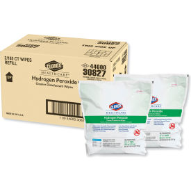 Clorox® Healthcare® Cleaner Disinfectant Wipes Unscented 185 Wipes/Pack 2 Pack/Carton